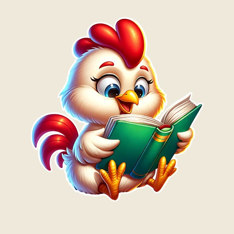 Chicken Book Reading