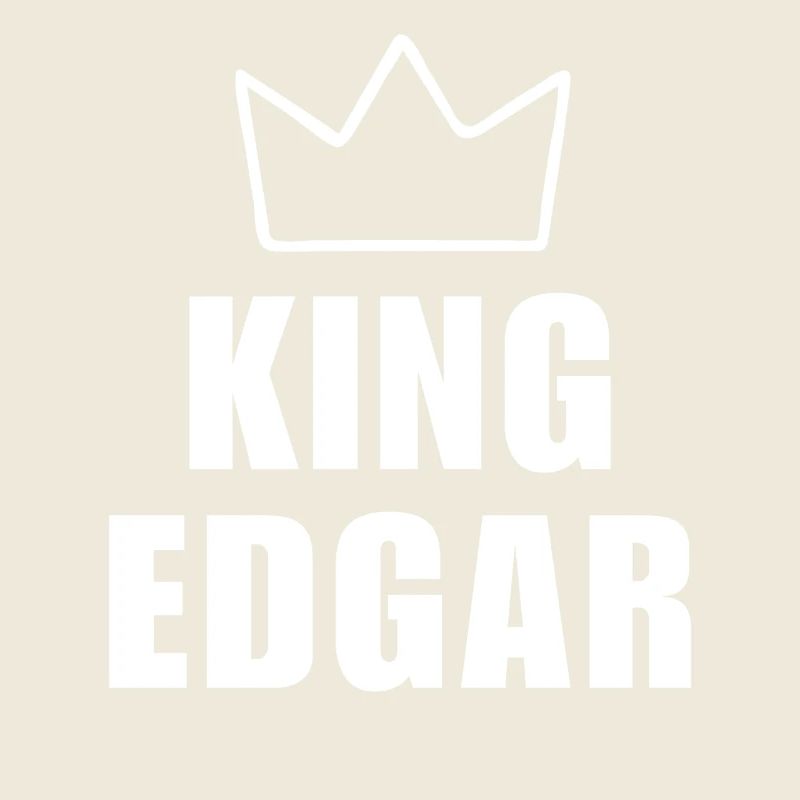 Edgar Name mit Buchstabe E - King Crown Shirt