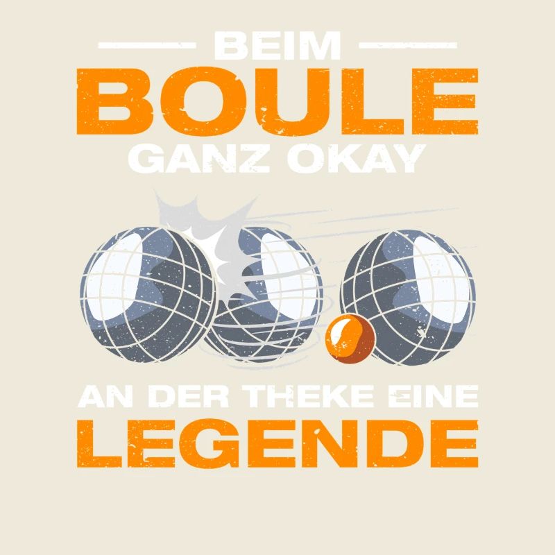 Beim Boule ganz okay Petanque Boulespieler