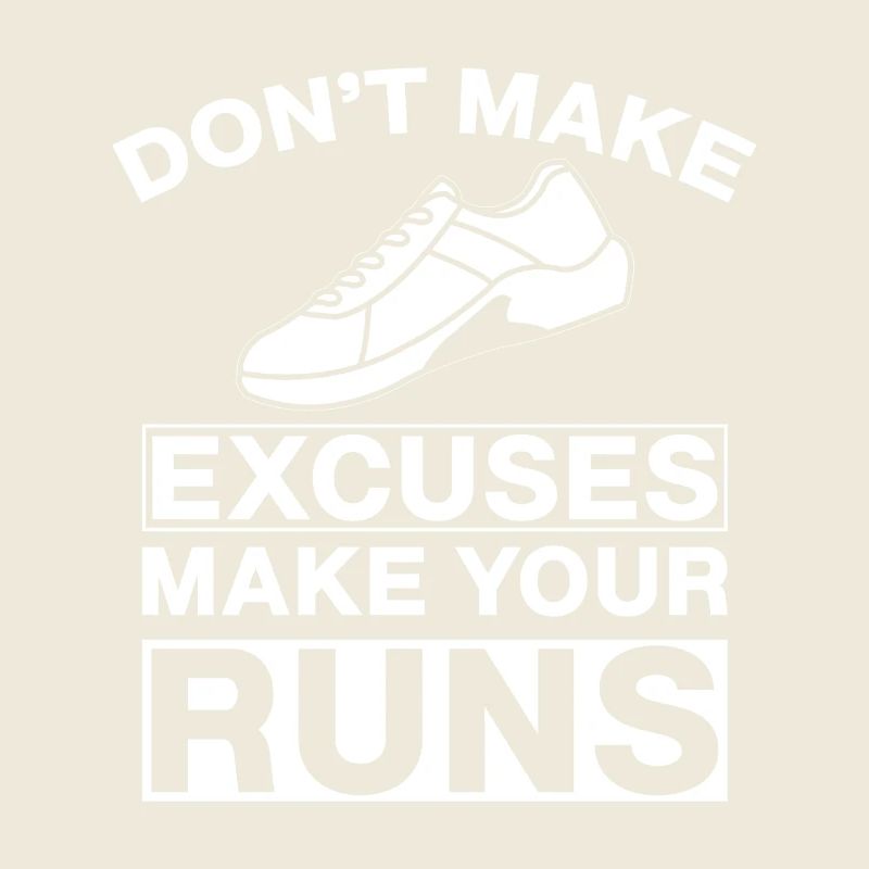 Marathon Runner Don´t Make Excuses Running Gift