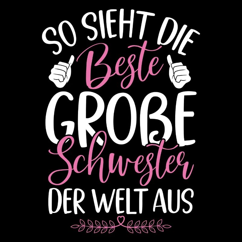 Große Schwester Regenbogen Familie Neue Tochter