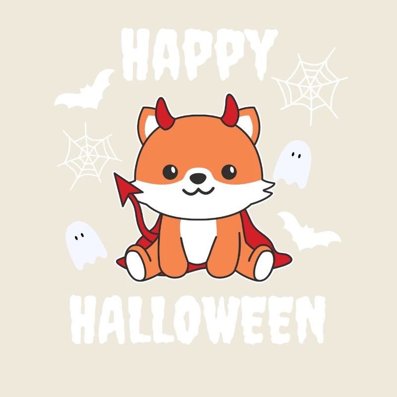Fox Happy Halloween Devil Costume