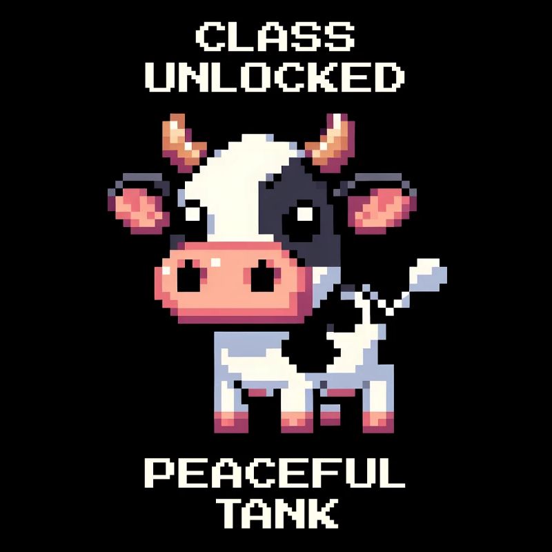 Class: Peaceful Tank | Cow Humor