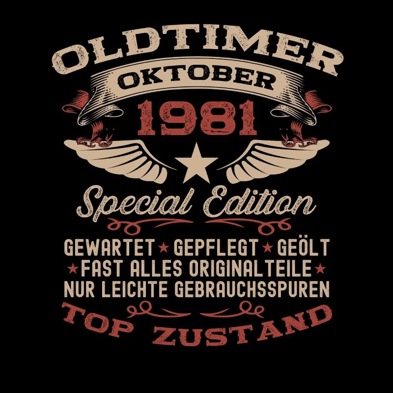 44. Geburtstag Geschenk Oldtimer Oktober 1981