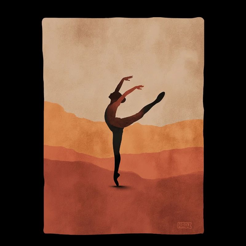 Silhouette de danseuse du désert