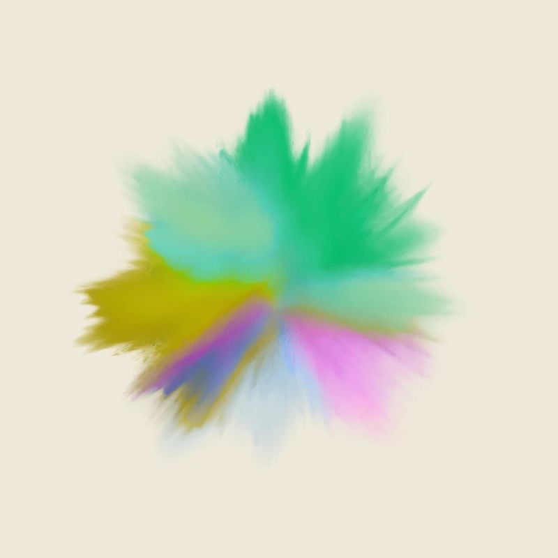 Explosion d’aquarelle