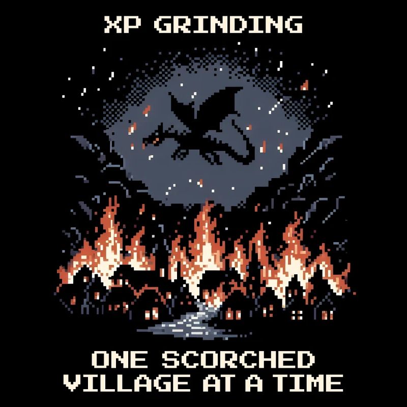 Grinding XP: Burned village by village | Dragon