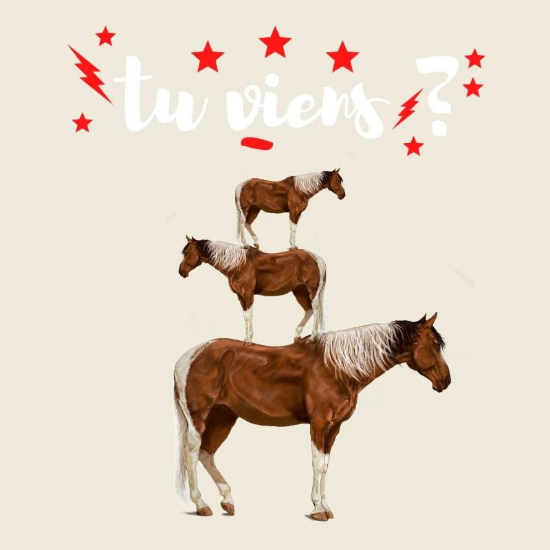 Kommen Sie? Pyramide der Pferde