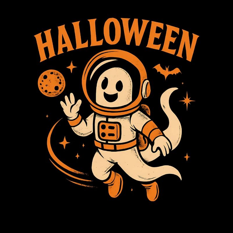 Halloween Raumfahrer Geist