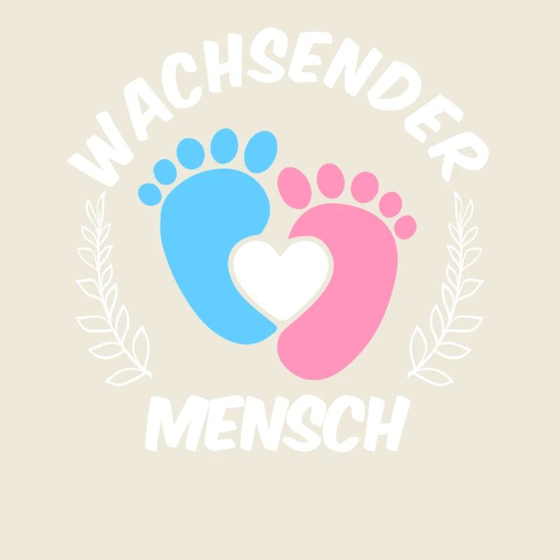 Werdende Mutter WACHSENDER MENSCH Lustig