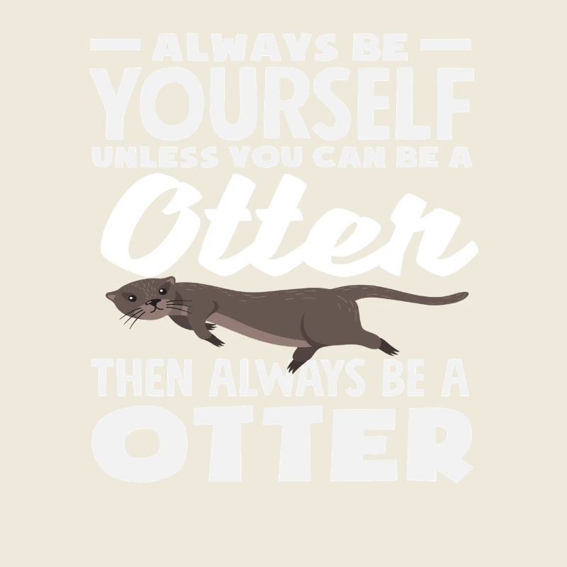Cadeau de dessin animé loutre de mer