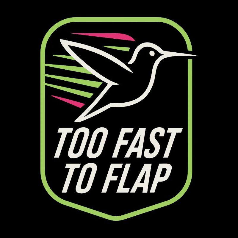Funny Hummingbird Mem Tiny Bird Big Energy