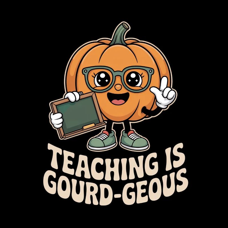 Autumn Pumpkin Teacher Teaching Is Gourd Geous