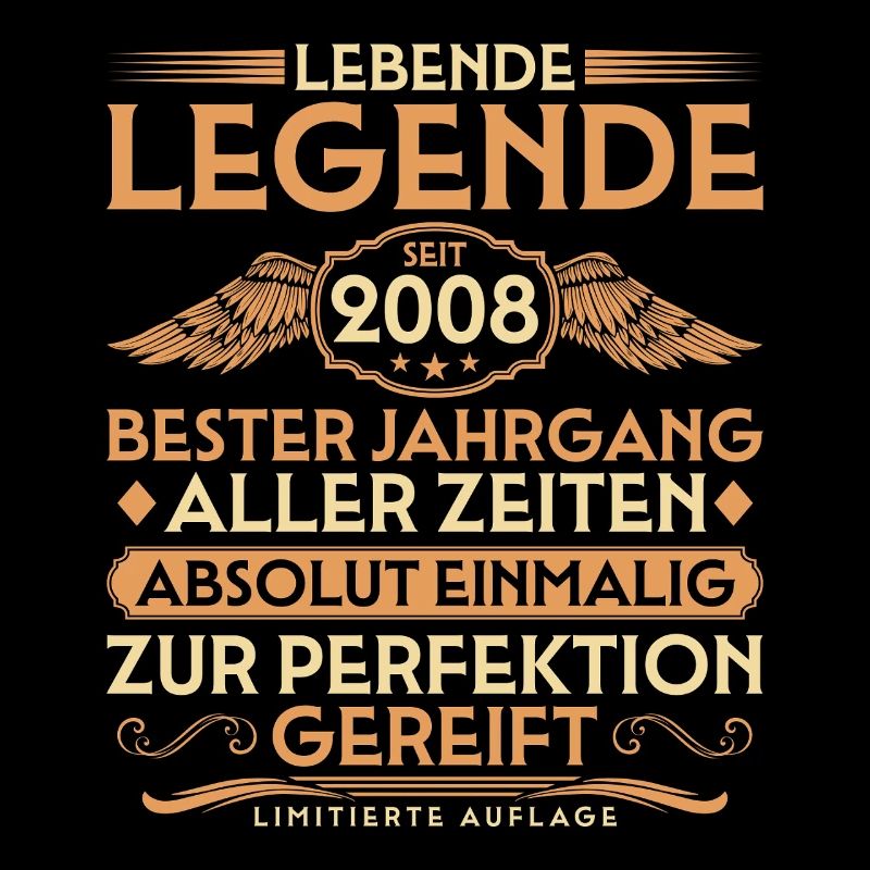 18th Birthday - Legend since 2008 Vintage
