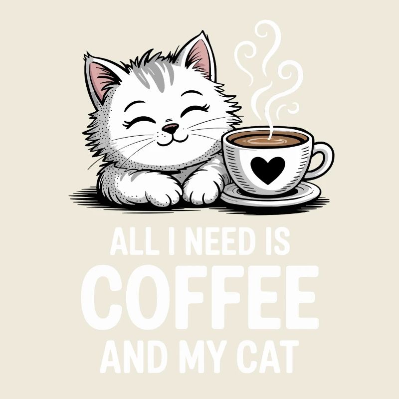 Tout ce dont j’ai besoin, c’est de café et de chat