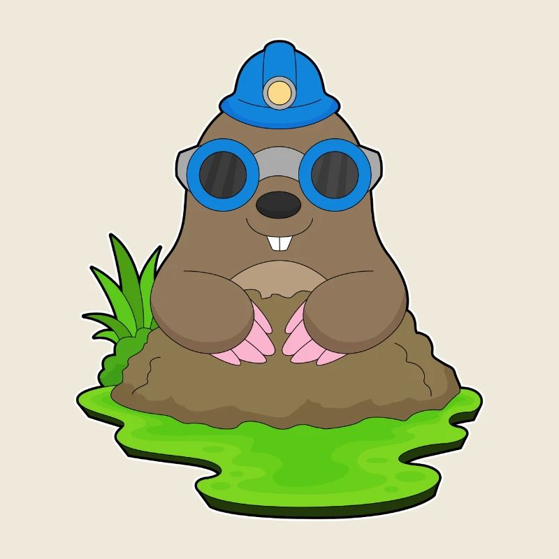 Mole Miner Mining Helmet Mining