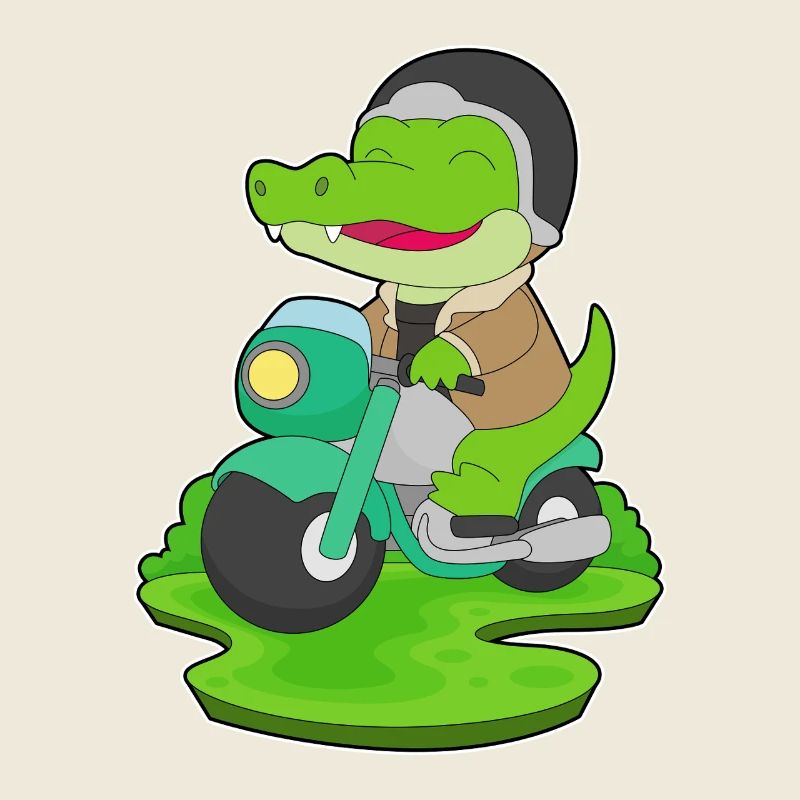 Crocodile Scooter