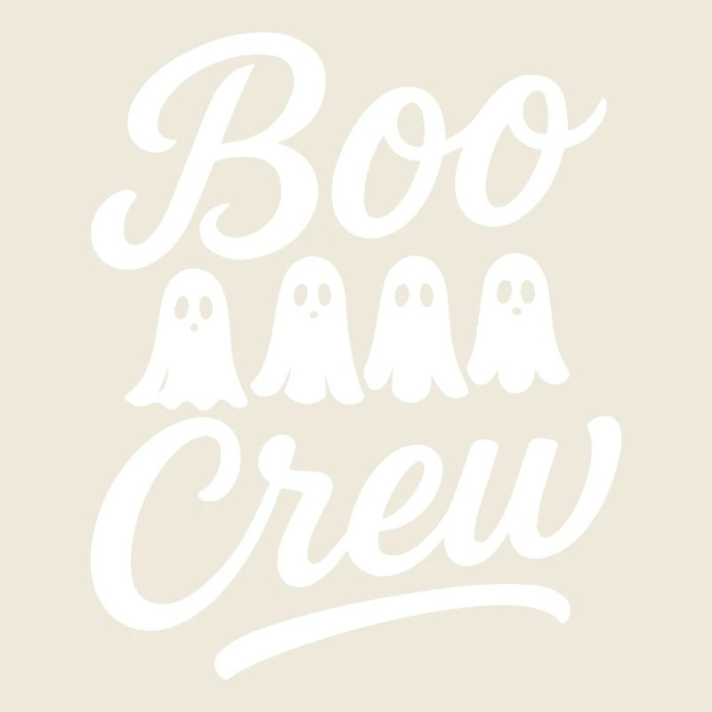 Boo Crew Halloween Party Funny Saying
