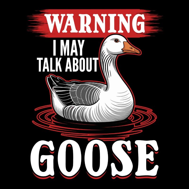 Funny Bird Goose