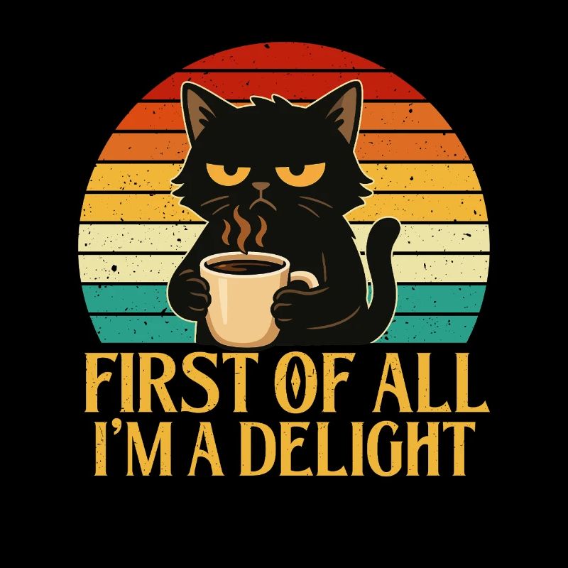 First Of All I'm A Delight Sassy Coffee