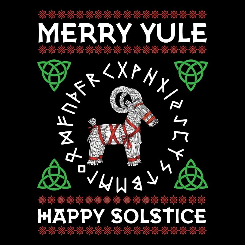 Merry Yule Happy Solstice Yuletide Christmas