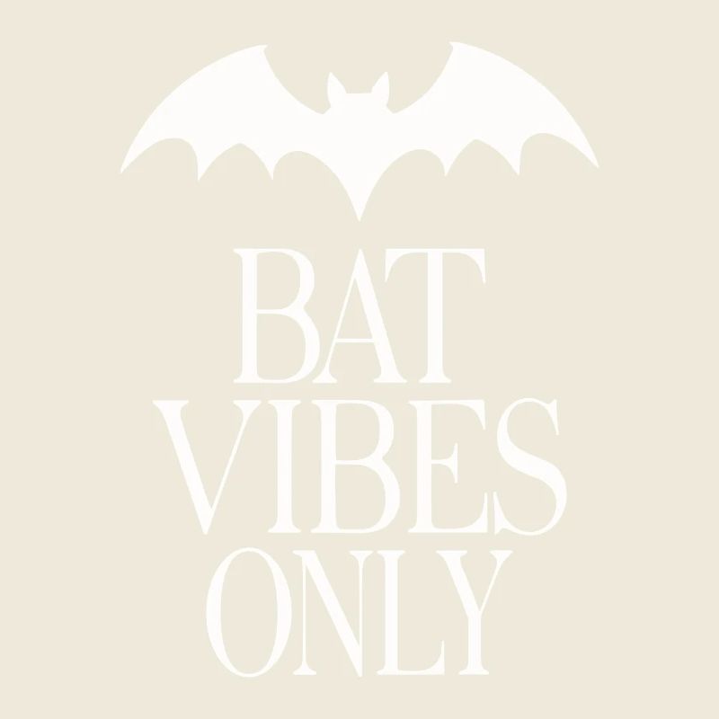 Bat Vibes Only – Goth Statement