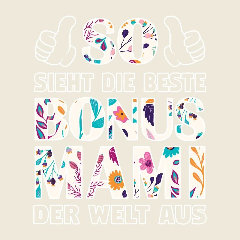 Bonus Mami Mama beste Mutter Muttertag Geschenk