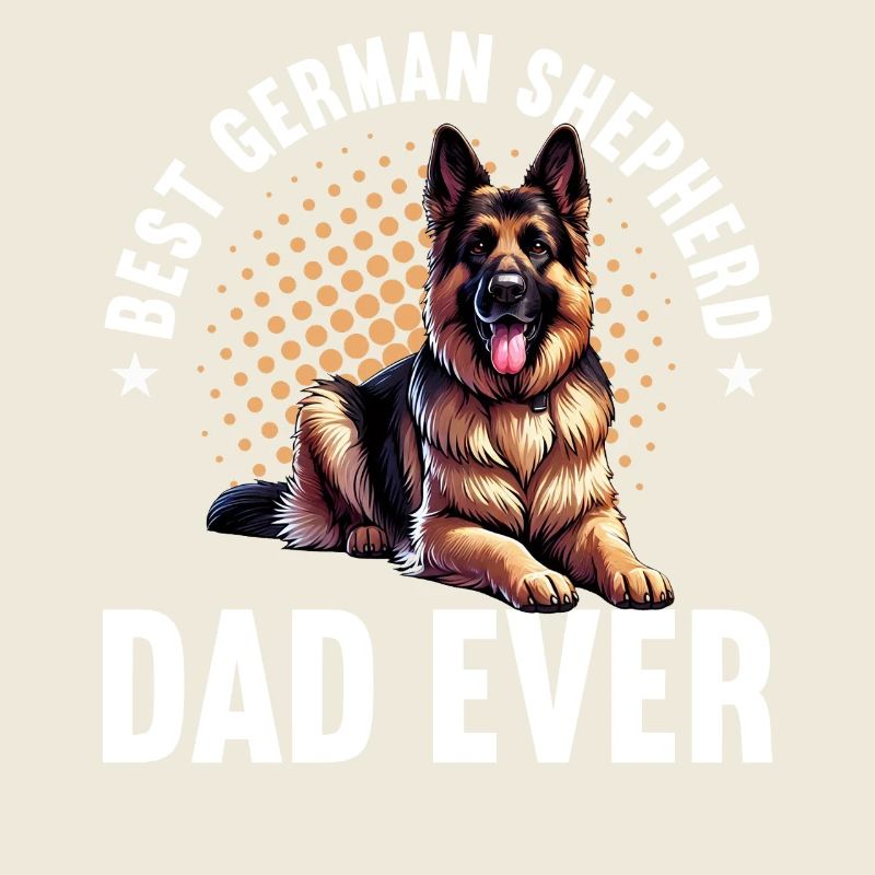 German Shepherd Dad Father's Day Father