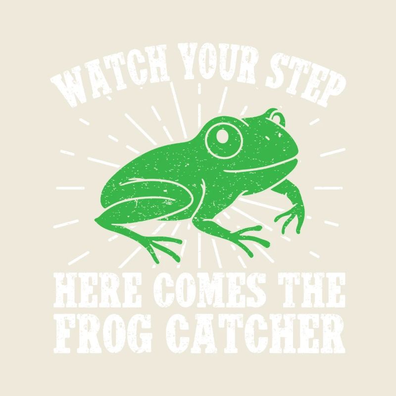 Frog Catcher Watch Your Step Frog
