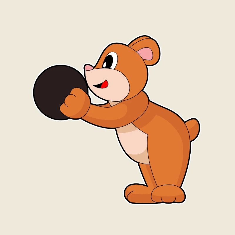 Bear Bowling Boule de bowling