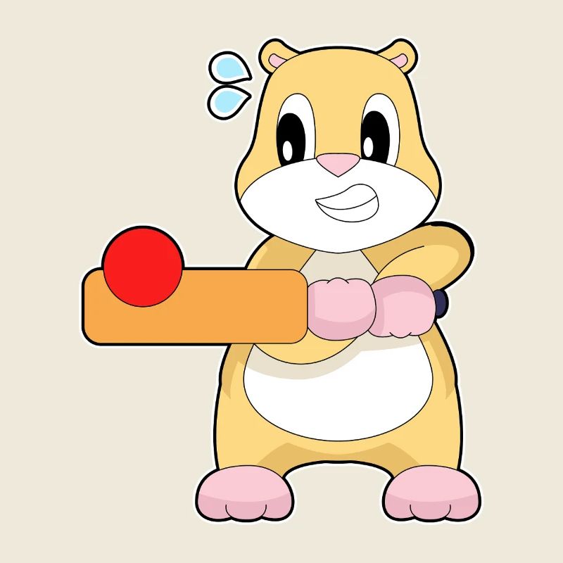 Hamster Cricket Cricket Bat
