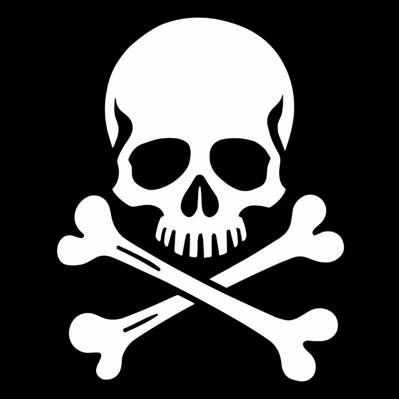 Classic Jolly Roger Skull