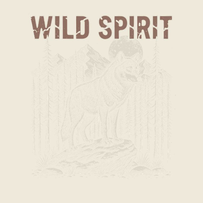 Wild Spirit Wolf Moon Forest