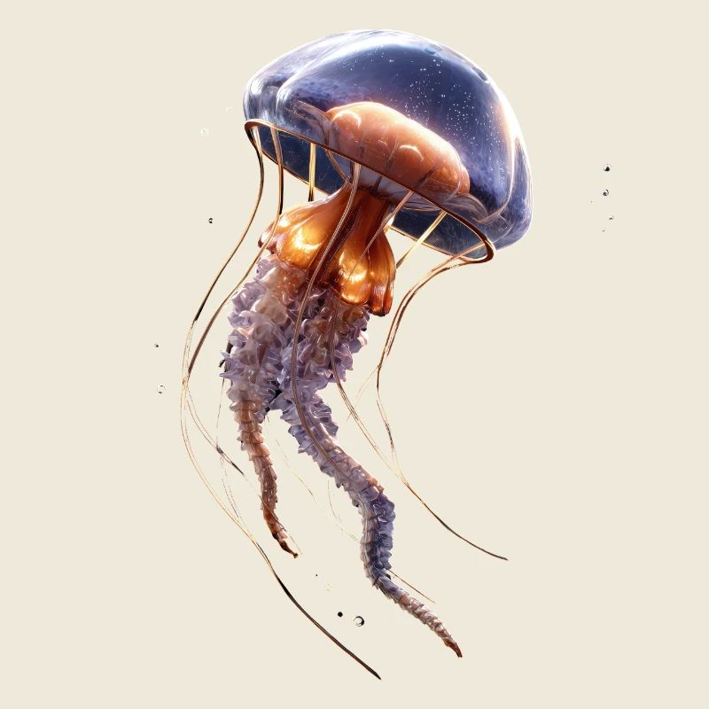 Méduse Méduse de feu Méduse Méduse mignonne