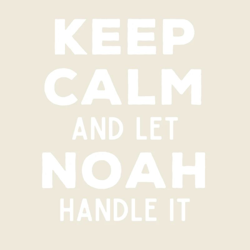 Keep Calm Lass Noah das regeln Lustiger Spruch