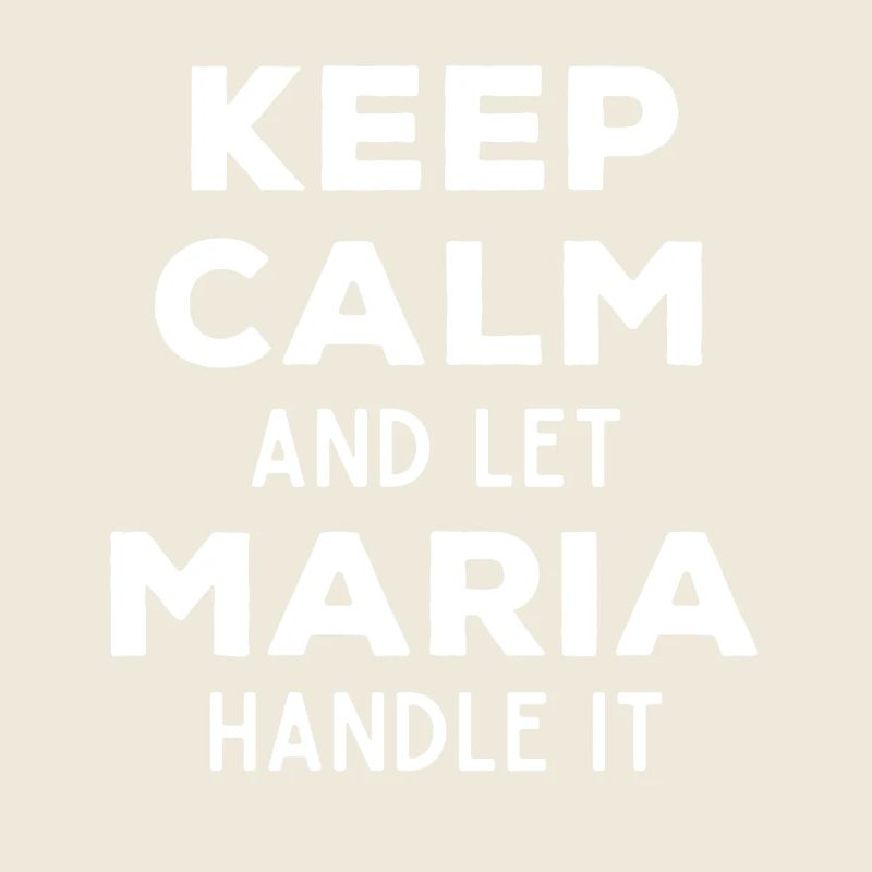 Keep Calm Lass Marie das regeln Lustiger Spruch
