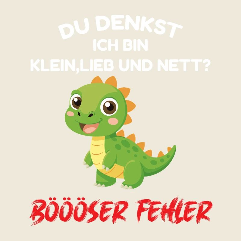 Tu penses que je suis petit cher drôle disant dino