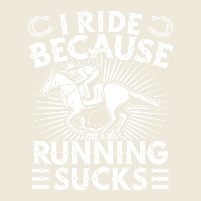 Équitation Ride Parce que courir craint Cheval