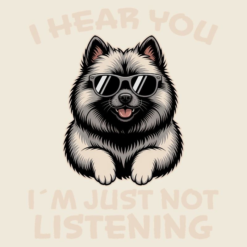 Keeshond Dire Chiens Drôle Keeshond Cadeau