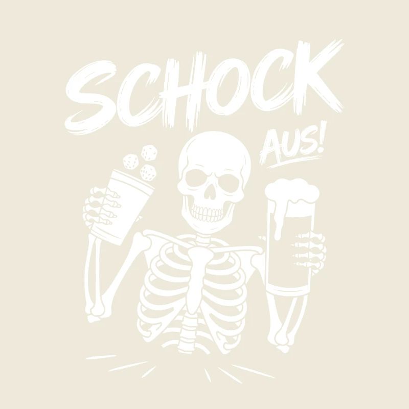 Shock Off! Skeleton Shock Cutlery Dice Shock