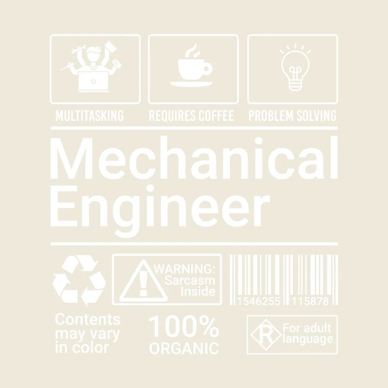 Mechanical Engineer Description Sarcastic Geek