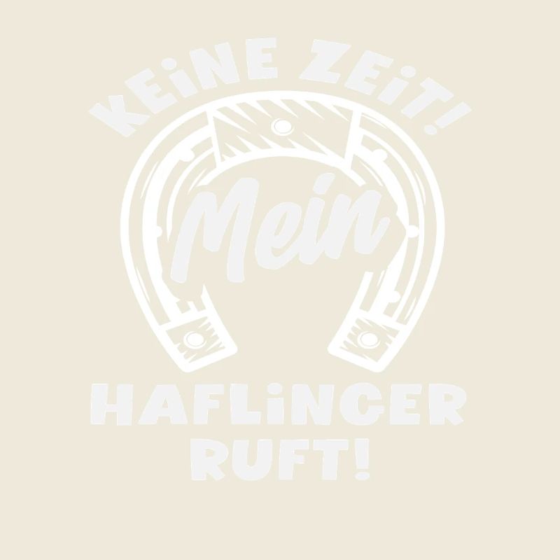 Pas de temps pour mon Haflinger de monter à cheval