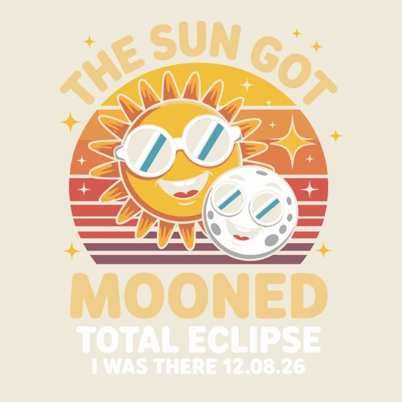 Sun Moon Eclipse with Glasses