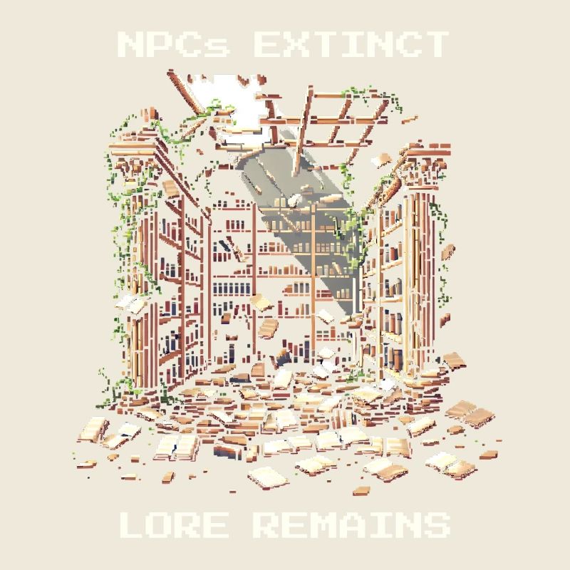 NPCs gone, lore stays | Post-apocalyptic