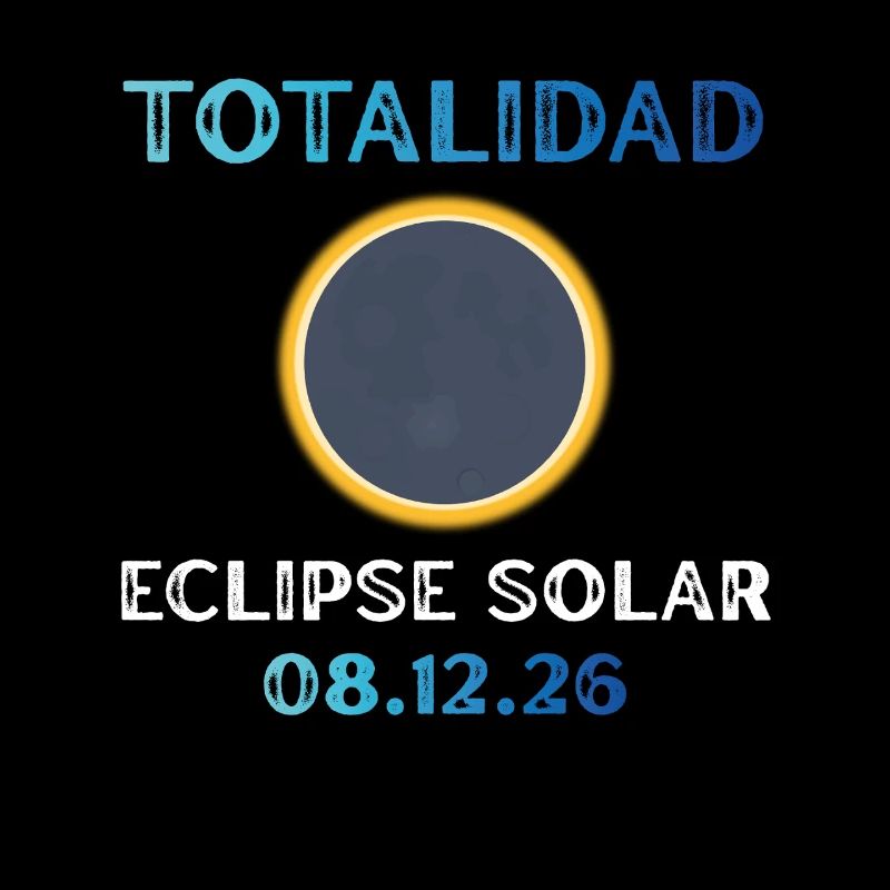 Totality of the 2026 solar eclipse