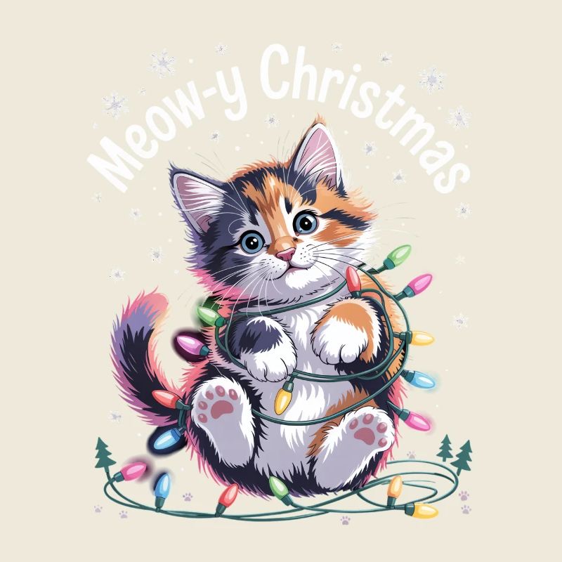 Miaoul Noël mignon chat de Noël