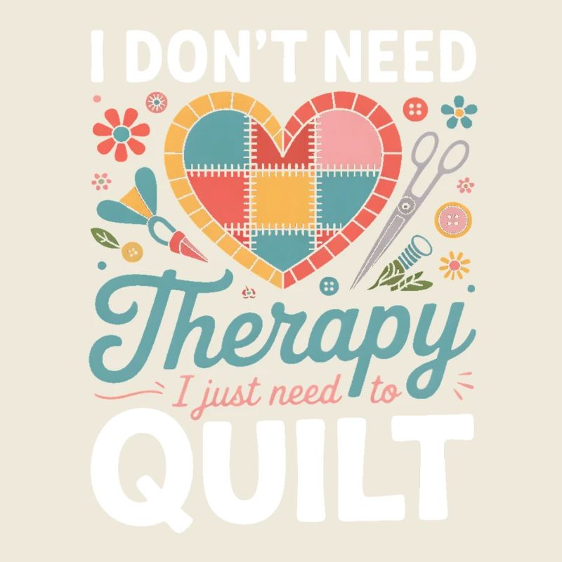 Patchwork Herz Therapie Quilt