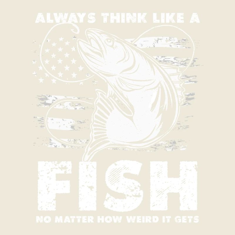 Fish Thoughts Flag Pattern