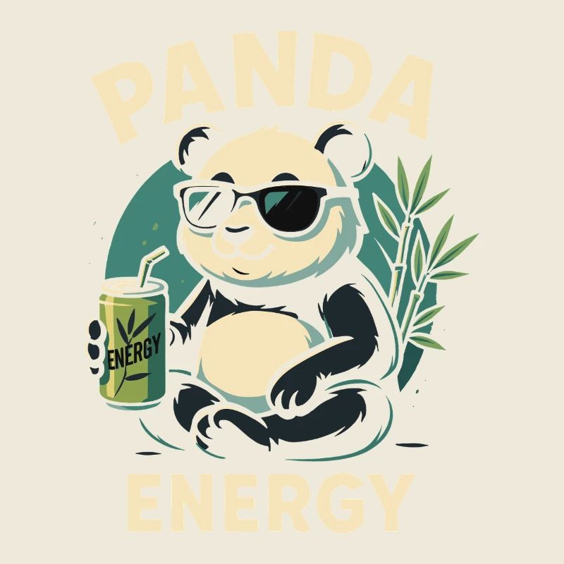 Panda Energy – Funny Chill Panda Design
