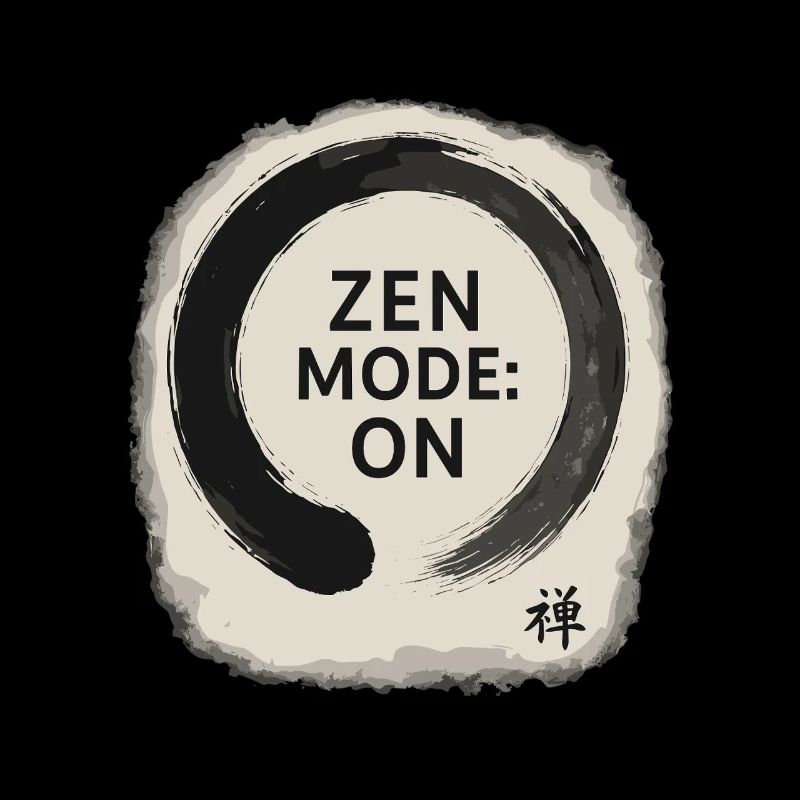 Mode Zen activé – Conception minimaliste de la pleine conscience
